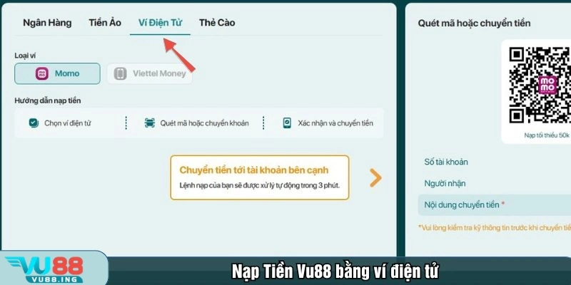 Hướng dẫn giao dịch bằng ví điện tử