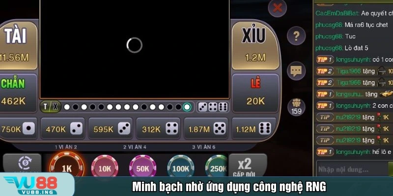 Trò chơi minh bạch nhờ ứng dụng công nghệ RNG hiện đại