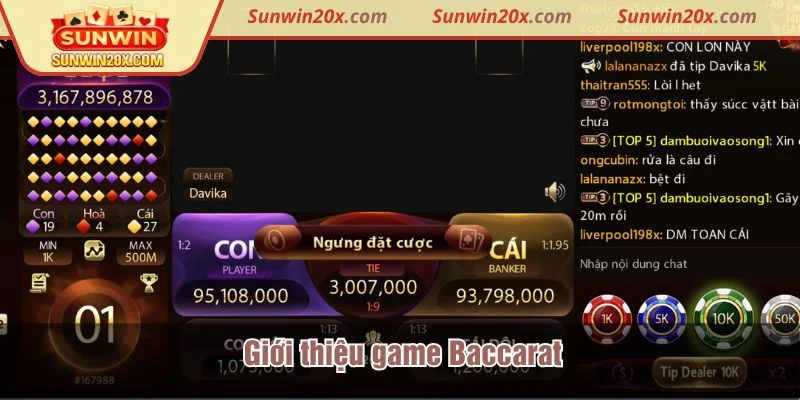 Baccarat là trò chơi bài rất được ưa chuộng