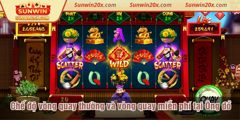 Chế độ vòng quay thường và vòng quay miễn phí tại Ông đồ