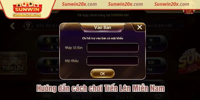 Hướng dẫn cách chơi Tiến Lên tại Sunwin