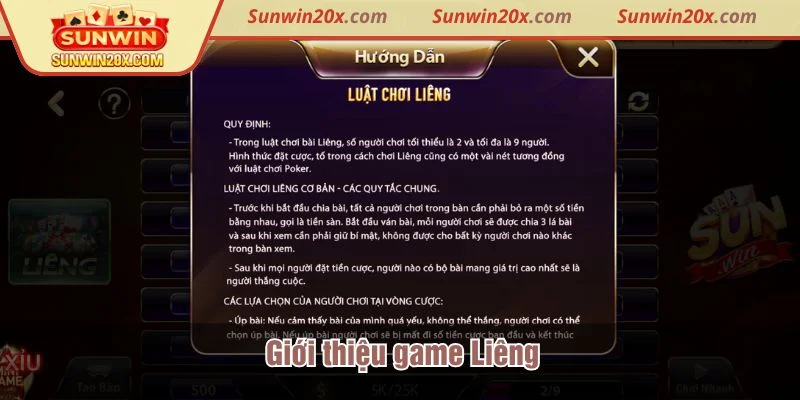 Liêng được xem là sảnh game bài mang màu sắc hiện đại