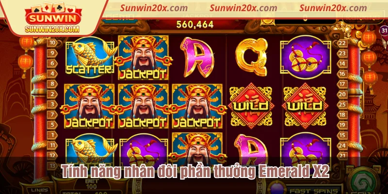 Tính năng nhân đôi phần thưởng Emerald X2